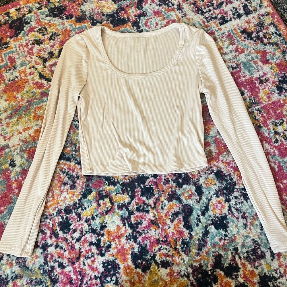 tan long sleeve